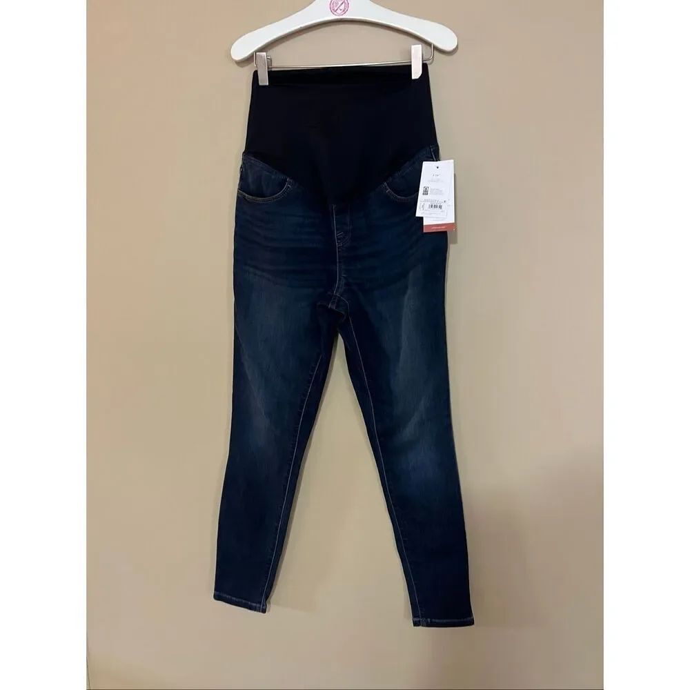 Isabel Maternity by Ingrid & Isabel Dark Wash Skinny Jeans Woman’s Size 4 NEW